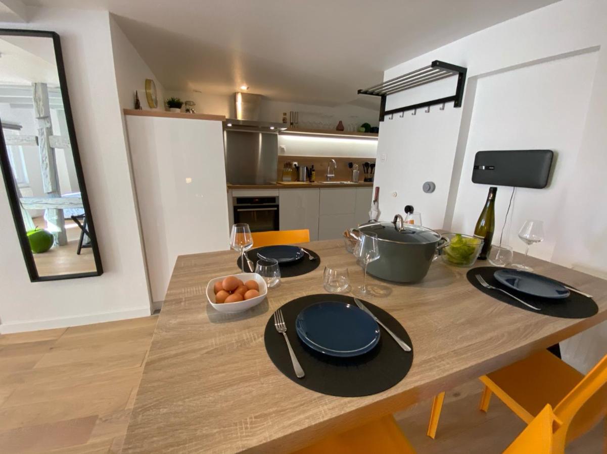 Duplex Le 12 - Appartement Avec Terrasse Dans Le Vignoble - 5 Mn Du Centre De Colmar 韦托尔塞姆 外观 照片